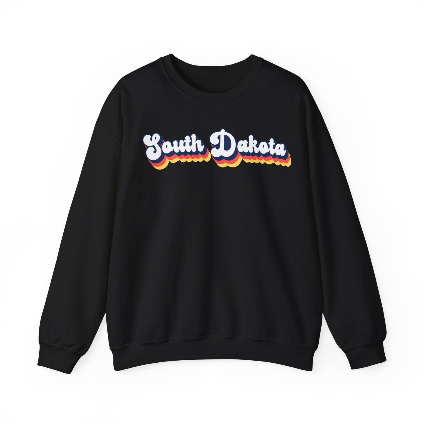 Retro South Dakota Crewneck Sweatshirt