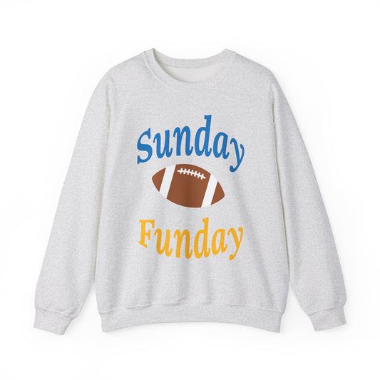 Sunday Funday LA Cargers Unisex Heavy Blend™ Crewneck Sweatshirt