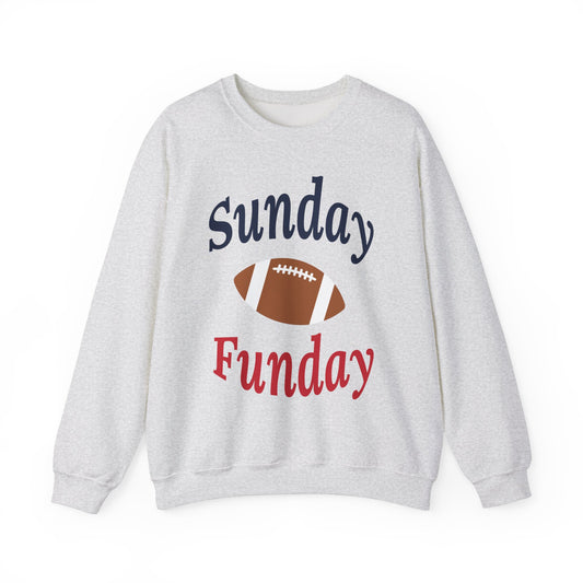 Sunday Funday New England Unisex Heavy Blend™ Crewneck Sweatshirt