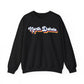 Retro North Dakota Crewneck Sweatshirt