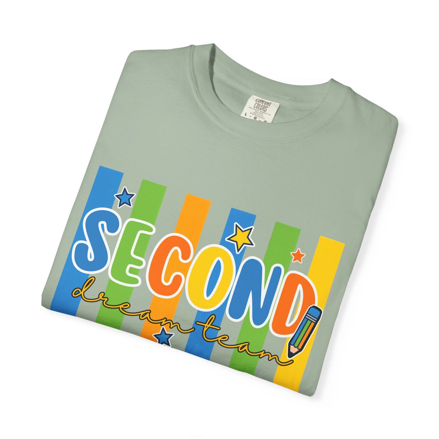 Second Grade Teacher T-Shirt — Colorful Back-to-School Classroom Tee