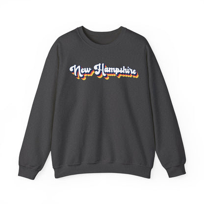 Retro New Hampshire Crewneck Sweatshirt