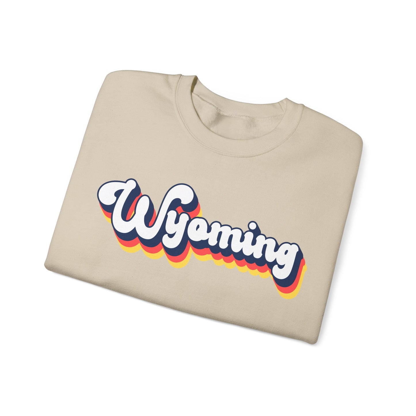 Retro Wyoming Crewneck Sweatshirt