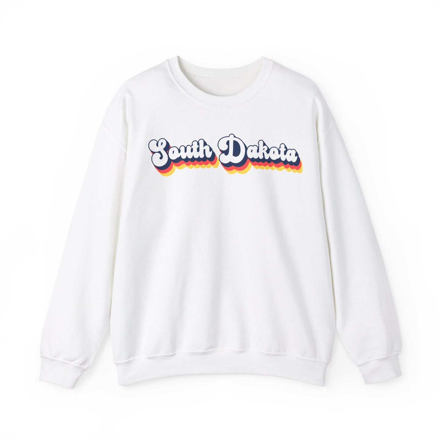 Retro South Dakota Crewneck Sweatshirt