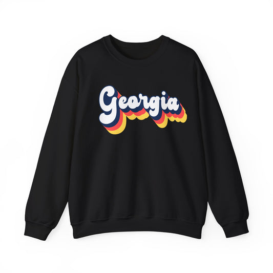 Retro Georgia Crewneck Sweatshirt