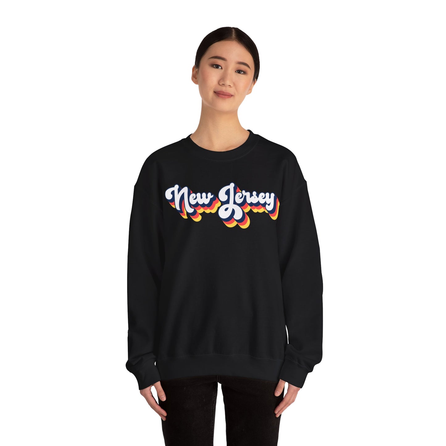 Retro New Jersey Crewneck Sweatshirt