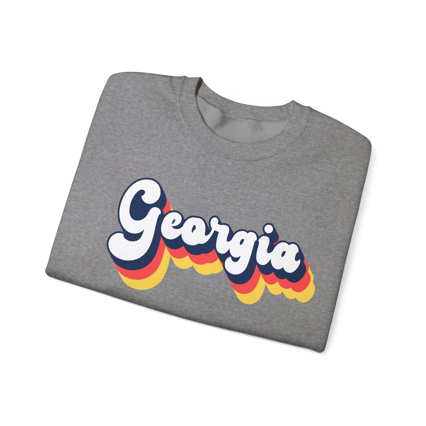 Retro Georgia Crewneck Sweatshirt