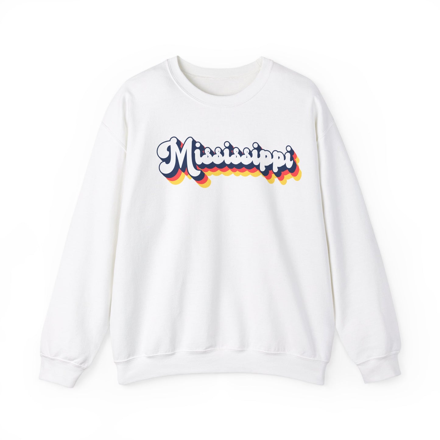 Retro Mississippi Crewneck Sweatshirt