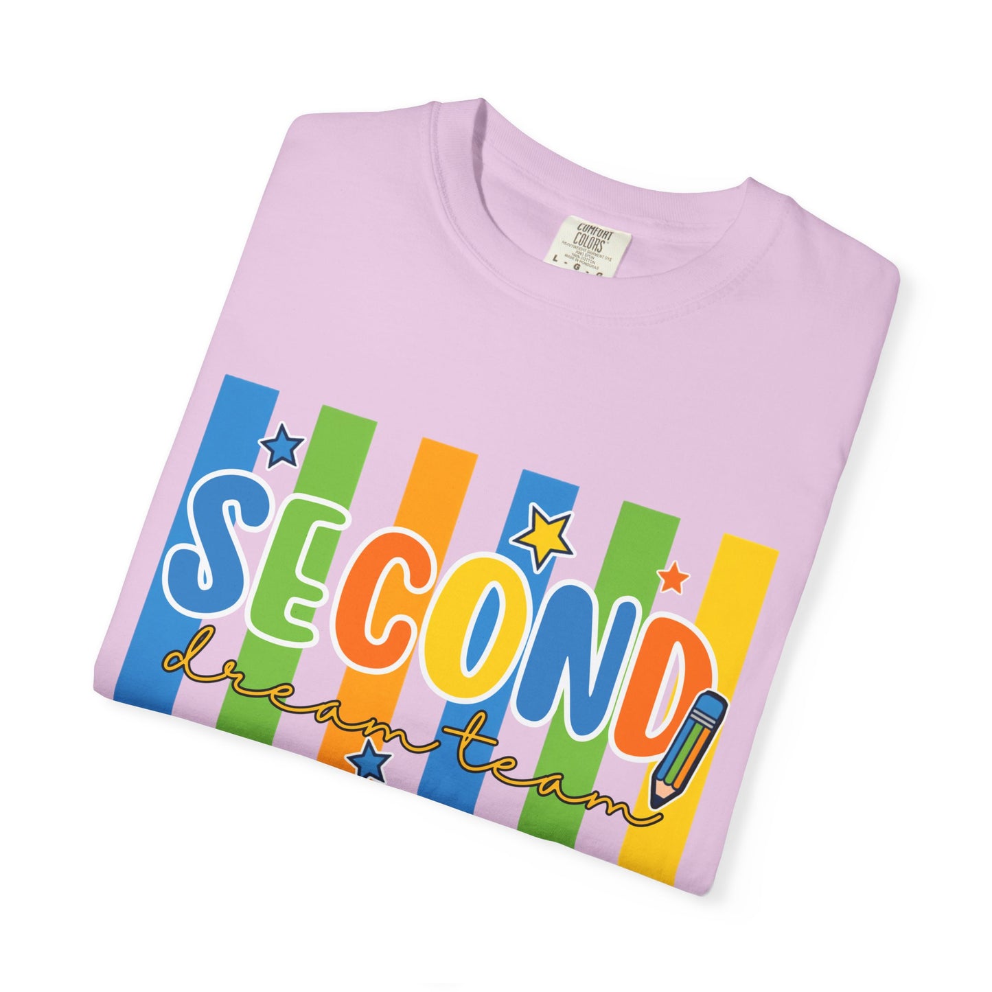 Second Grade Teacher T-Shirt — Colorful Back-to-School Classroom Tee