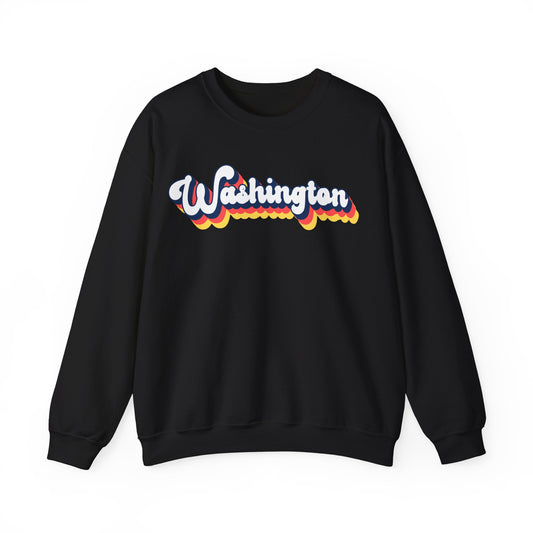 Retro Washington Crewneck Sweatshirt