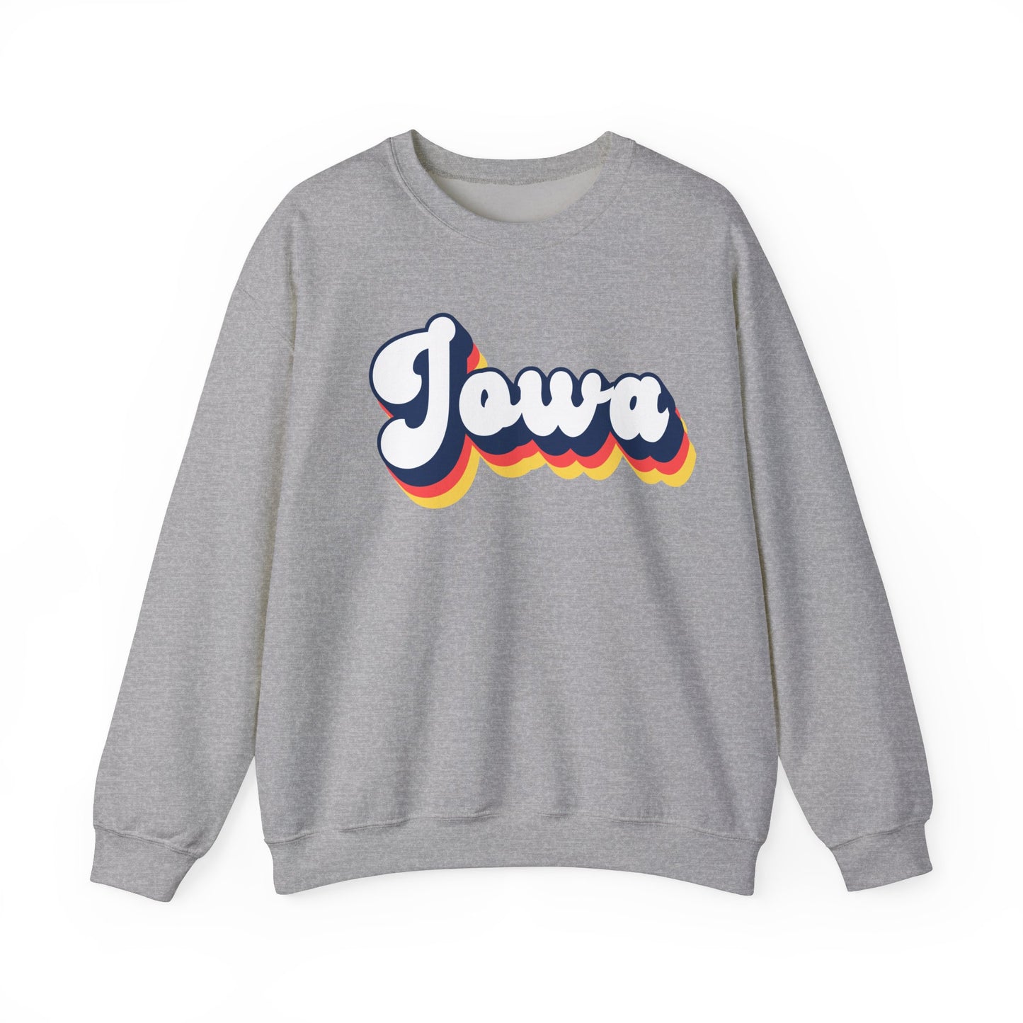 Retro Iowa Crewneck Sweatshirt