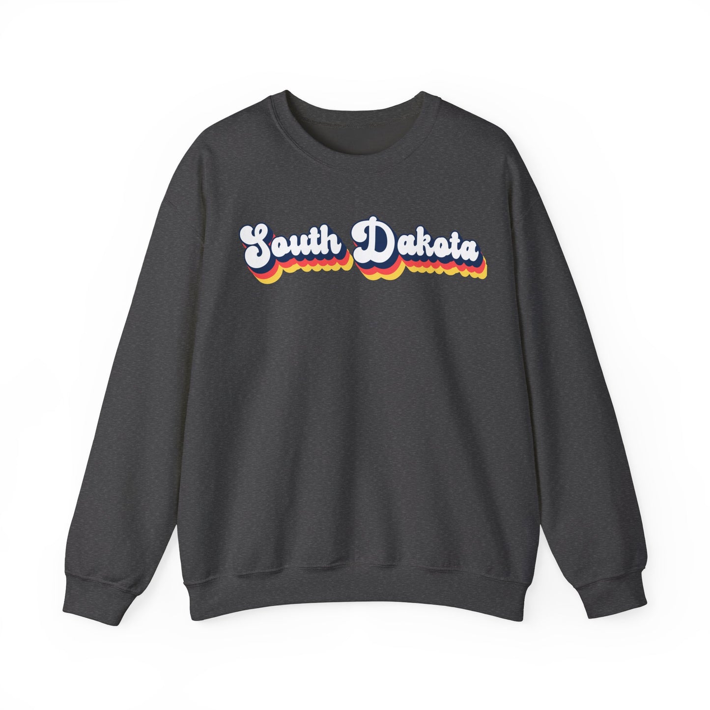 Retro South Dakota Crewneck Sweatshirt