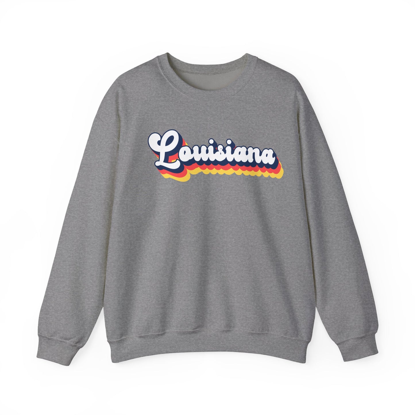 Retro Louisiana Crewneck Sweatshirt