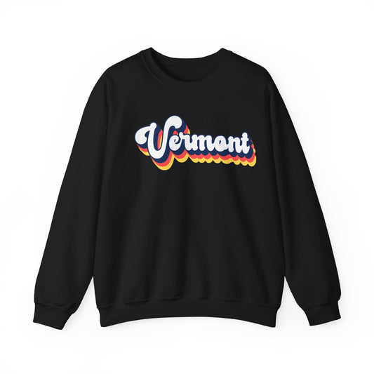 Retro Vermont Crewneck Sweatshirt