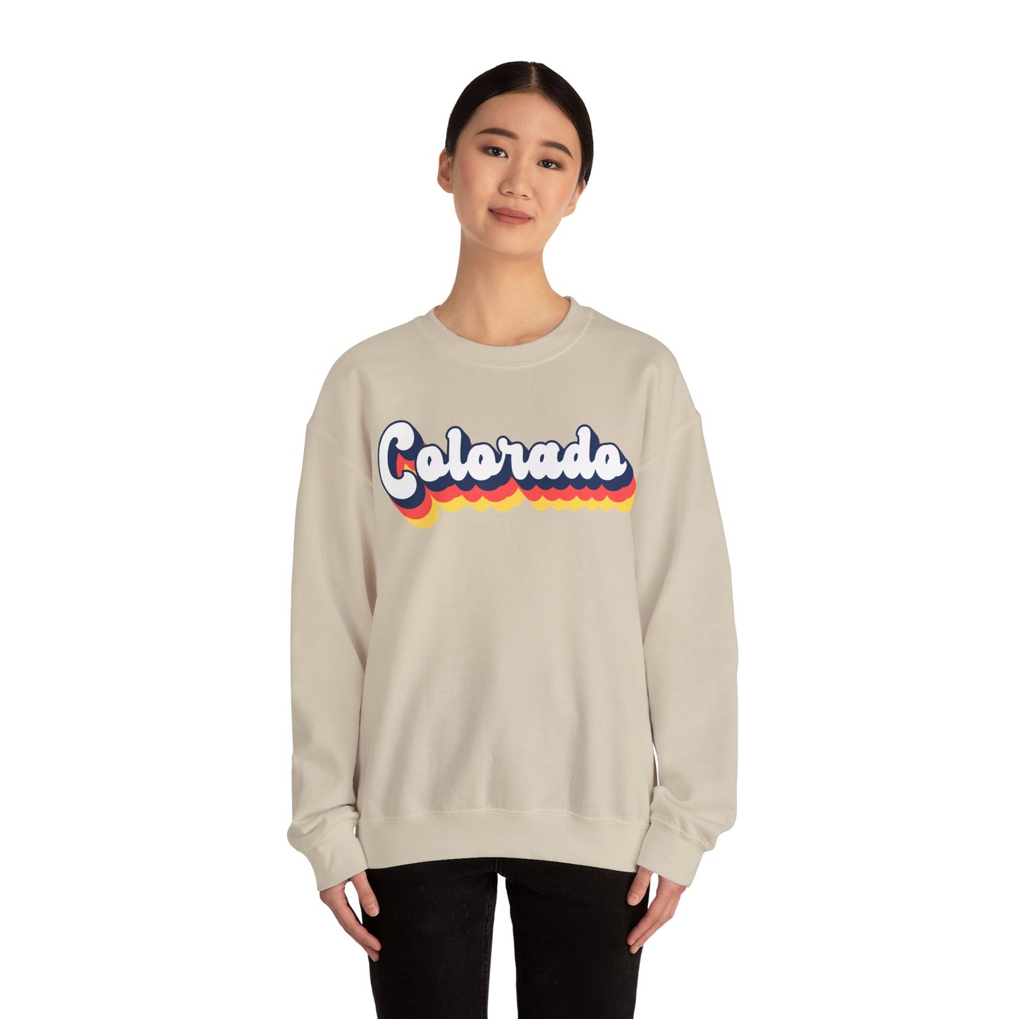 Retro Colorado Crewneck Sweatshirt