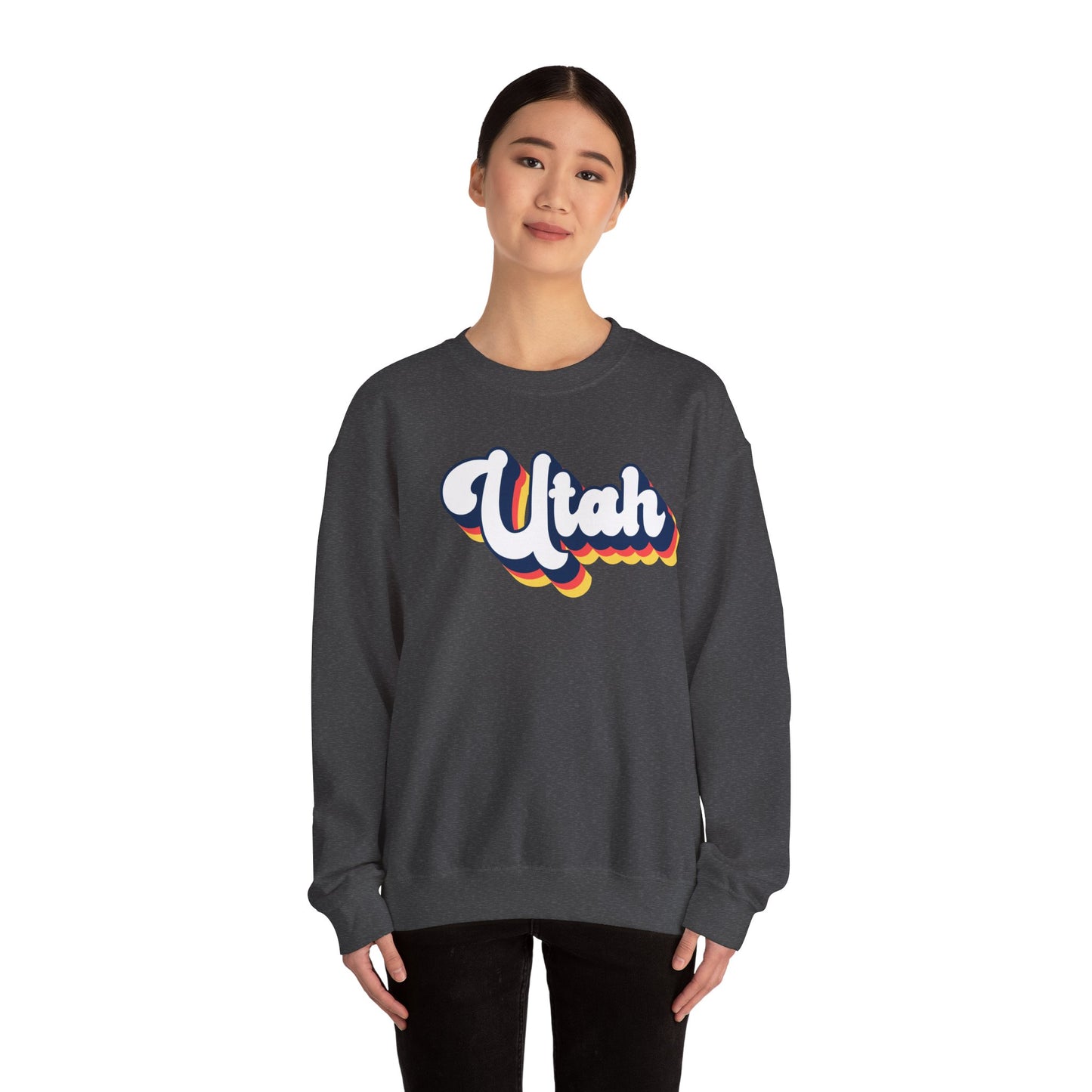 Retro Utah Crewneck Sweatshirt