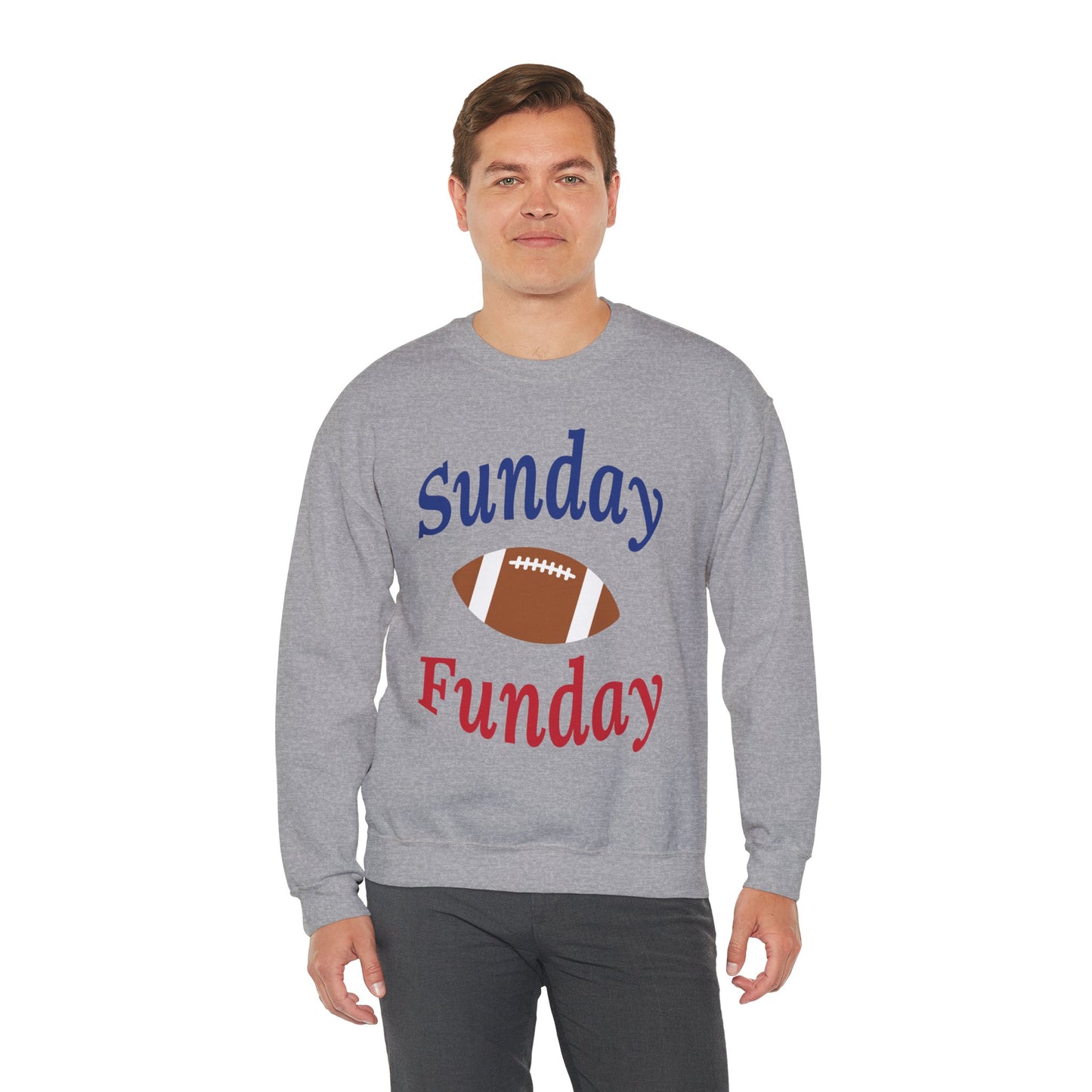 Sunday Funday Buffalo Unisex Heavy Blend™ Crewneck Sweatshirt