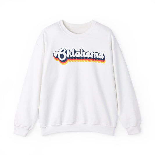 Retro Oklahoma Crewneck Sweatshirt