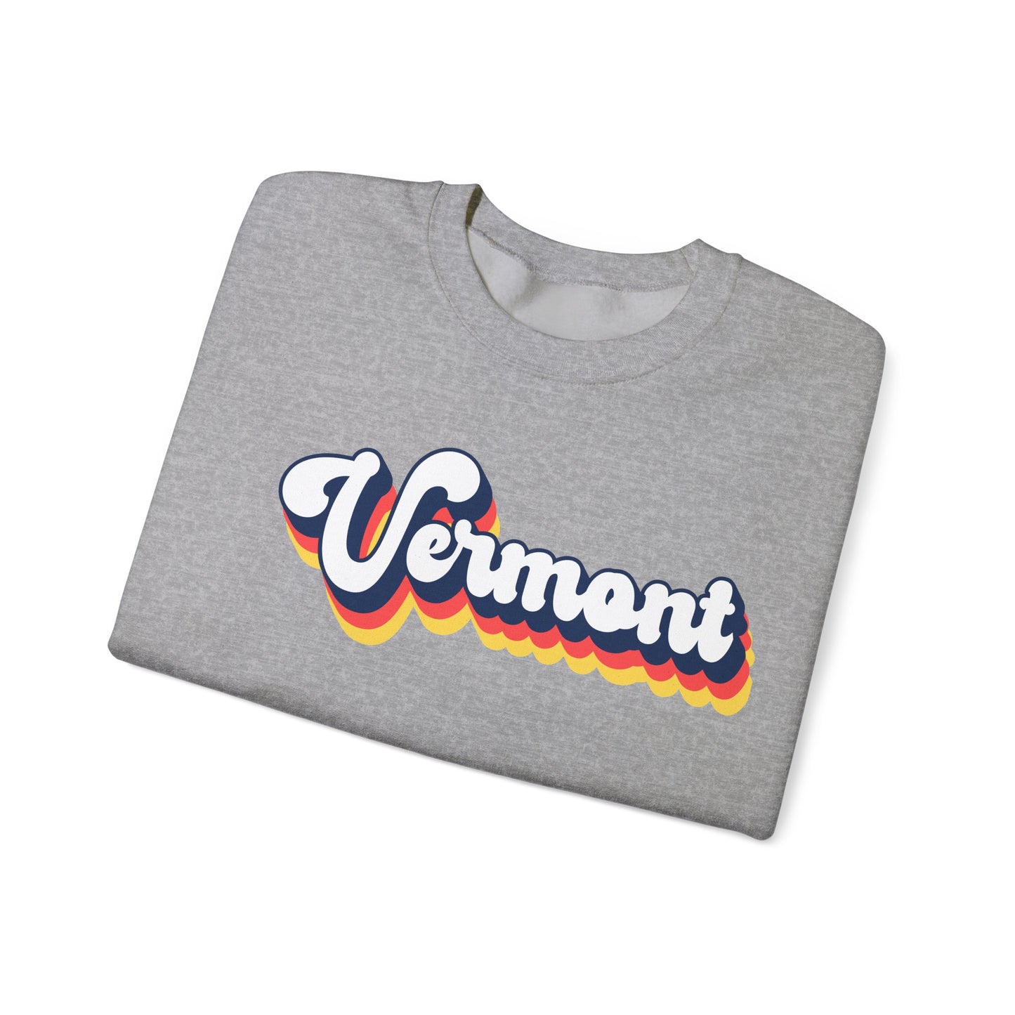 Retro Vermont Crewneck Sweatshirt