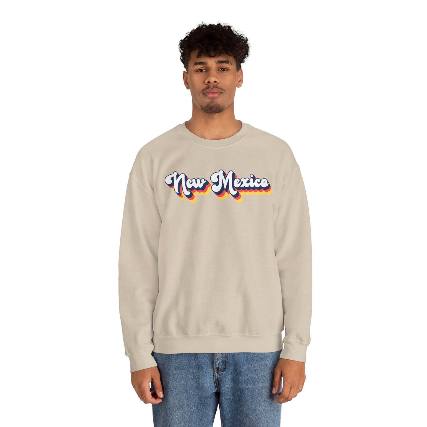 Retro New Mexico Crewneck Sweatshirt