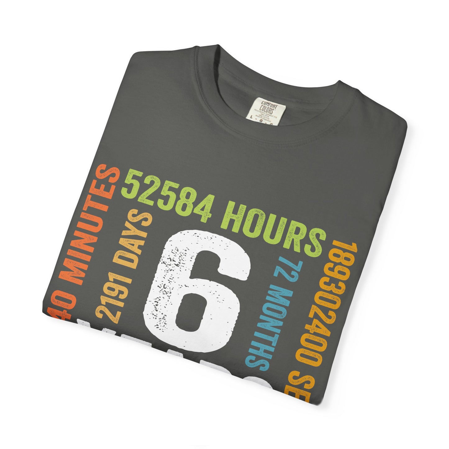 6 Years of Being Awesome T-Shirt — Funny Birthday Tee for Six-Year-Olds