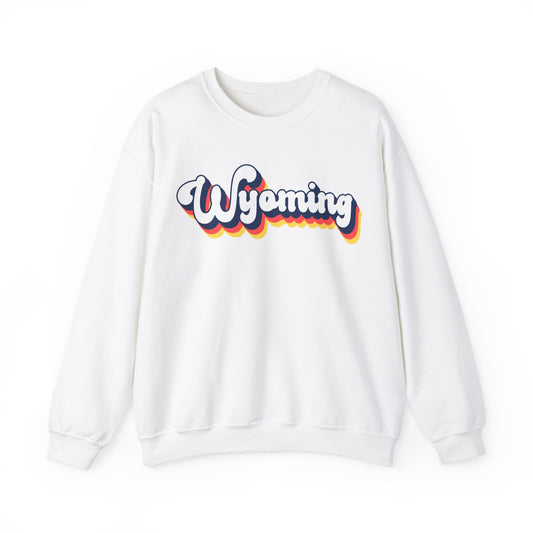 Retro Wyoming Crewneck Sweatshirt