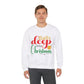 Balls Deep....into Christmas Unisex Heavy Blend™ Crewneck Sweatshirt