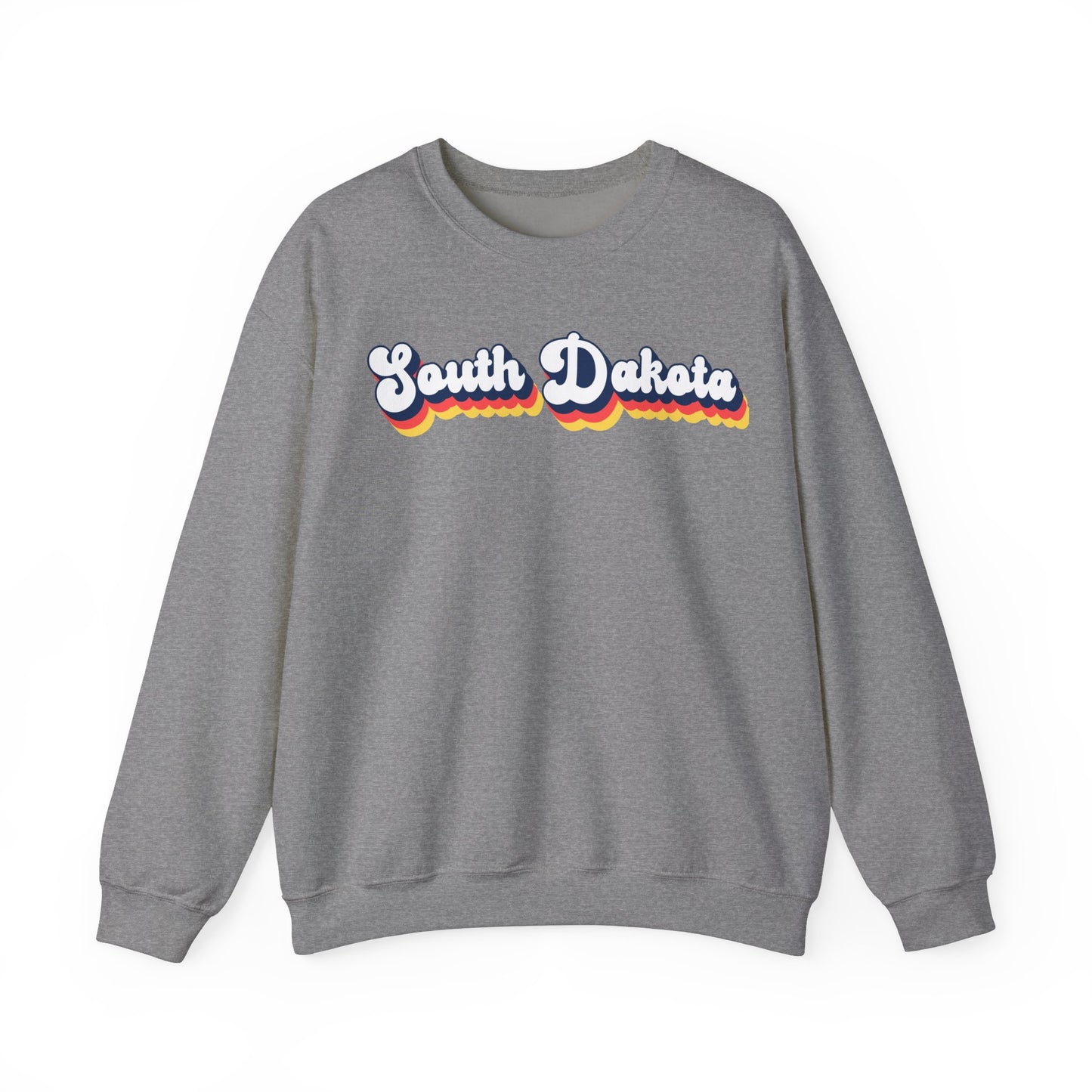 Retro South Dakota Crewneck Sweatshirt