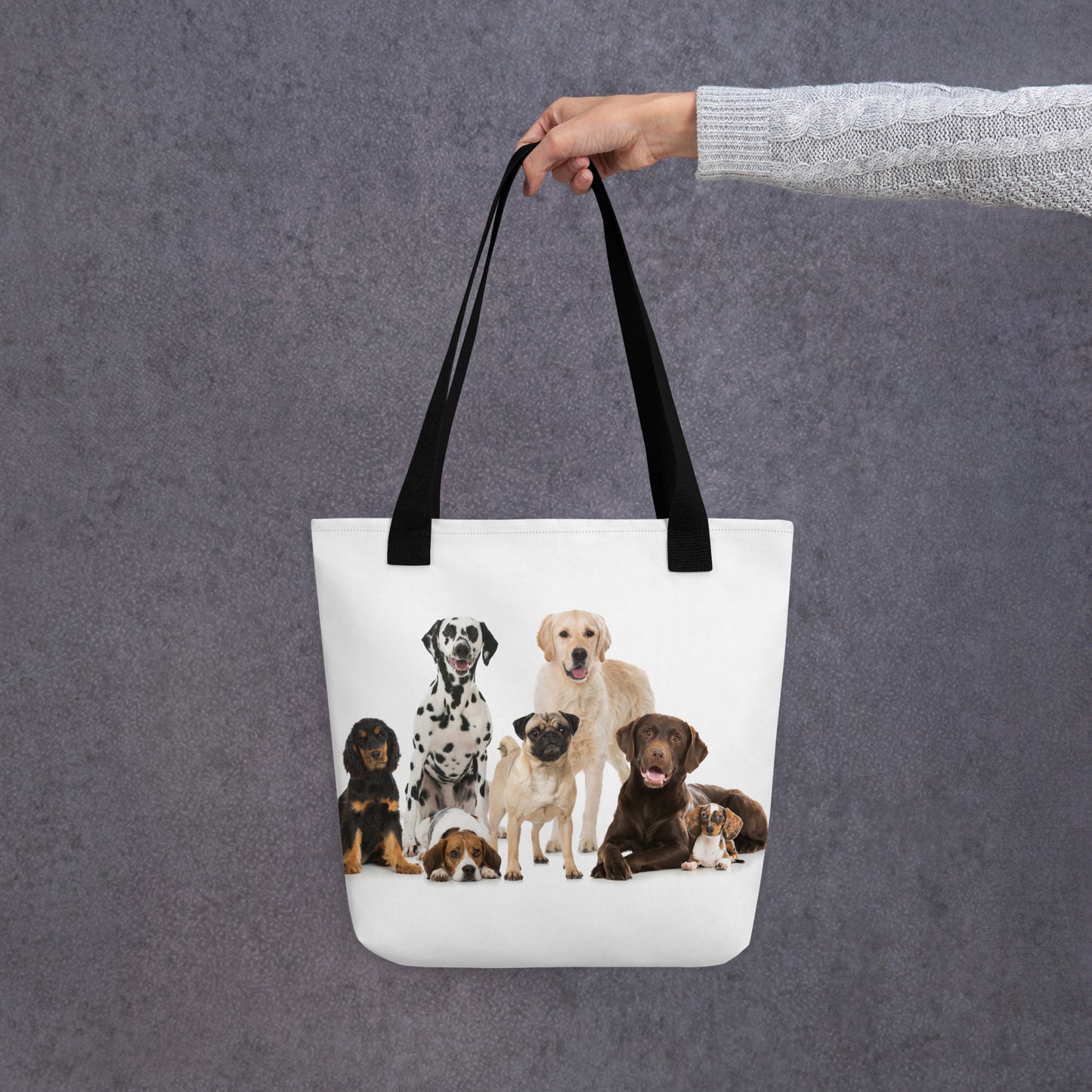 Popular Dog Breeds Tote bag