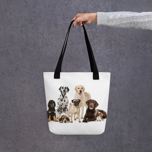 Popular Dog Breeds Tote bag