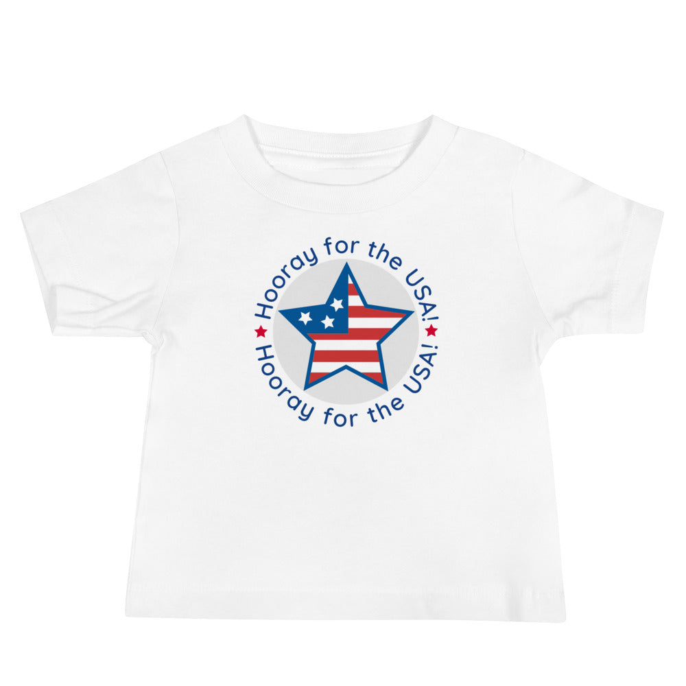 Hooray for the USA Baby Jersey Short Sleeve Tee