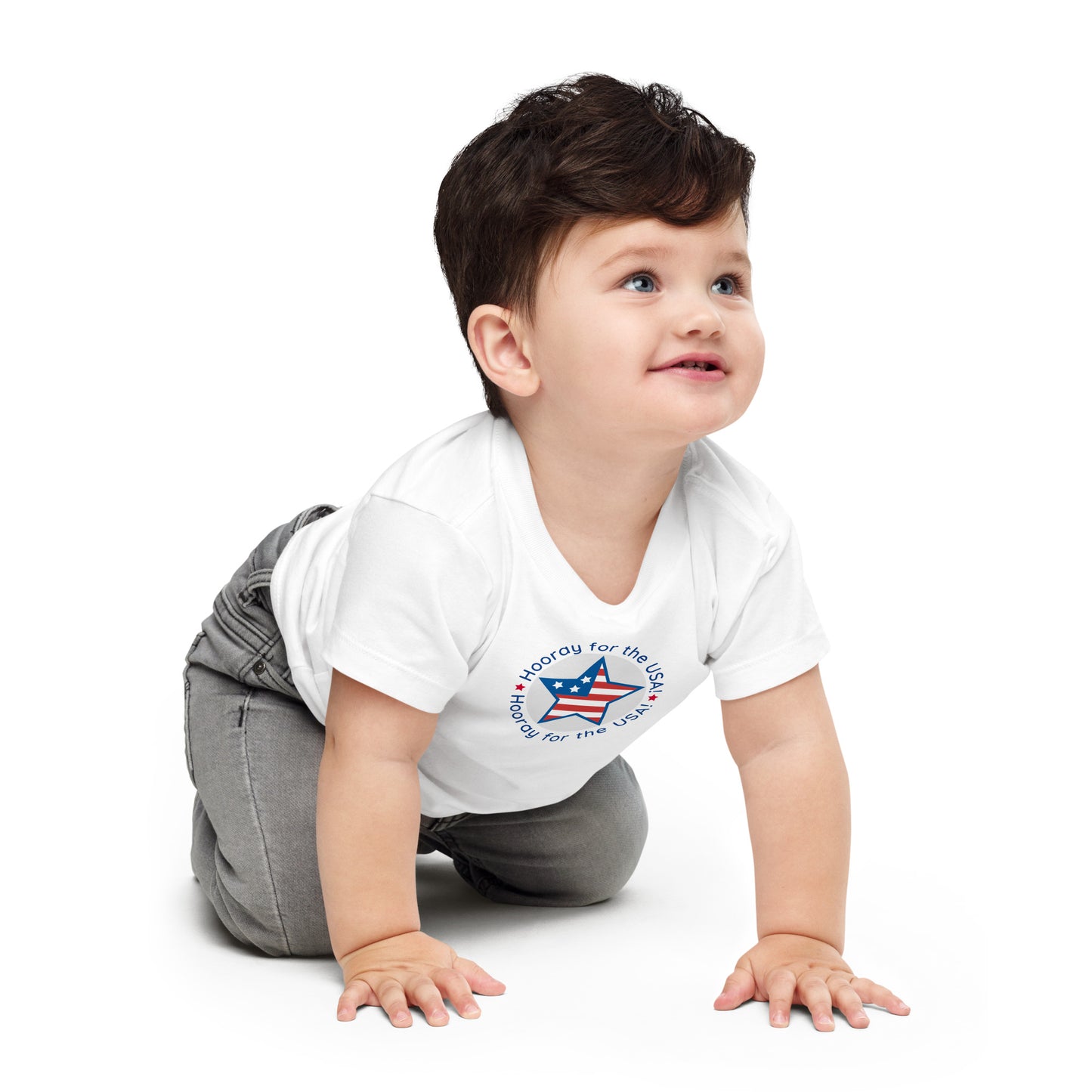 Hooray for the USA Baby Jersey Short Sleeve Tee