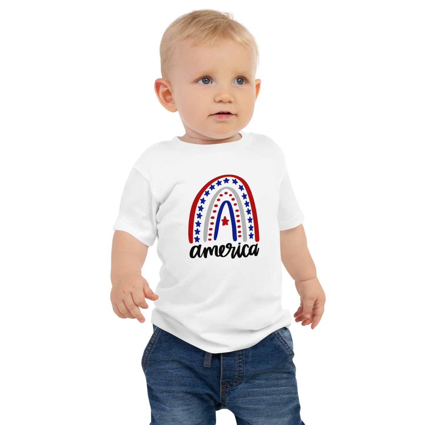 America Baby Jersey Short Sleeve Tee