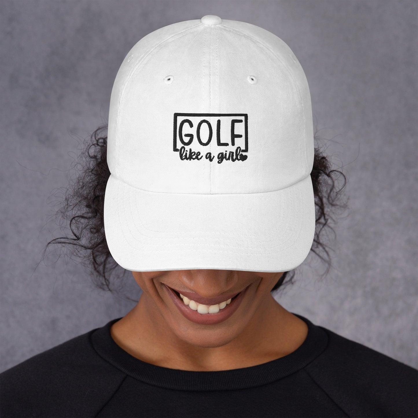 Golf Like a Girl Dad hat