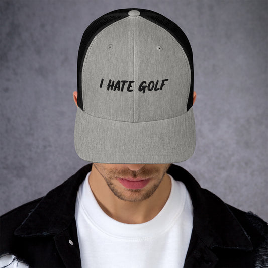 I Hate Golf Trucker Cap