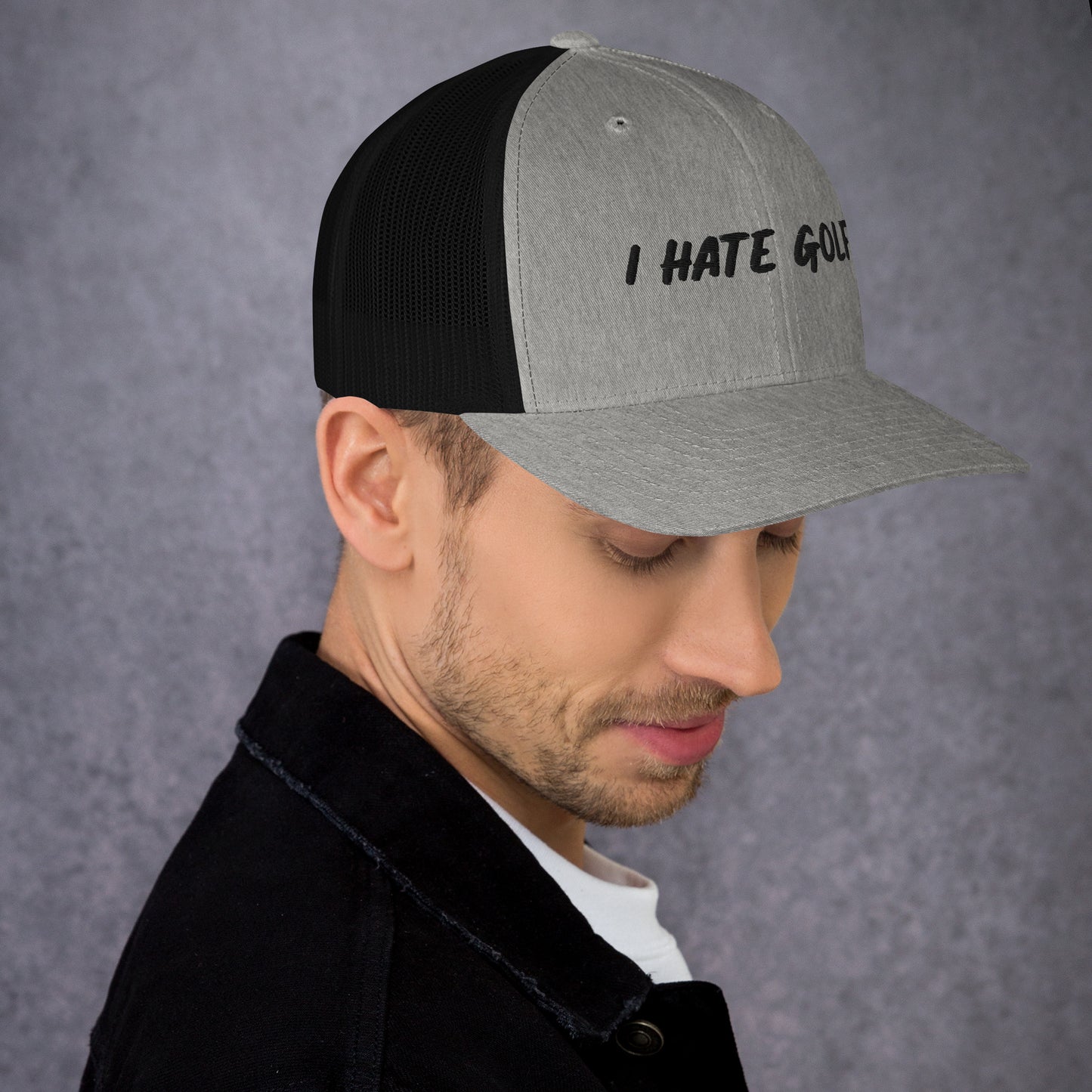 I Hate Golf Trucker Cap