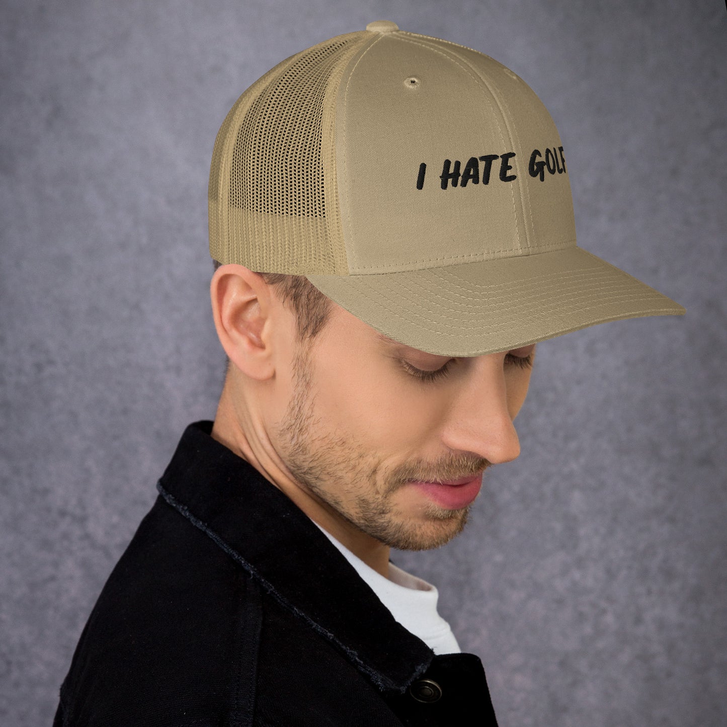 I Hate Golf Trucker Cap