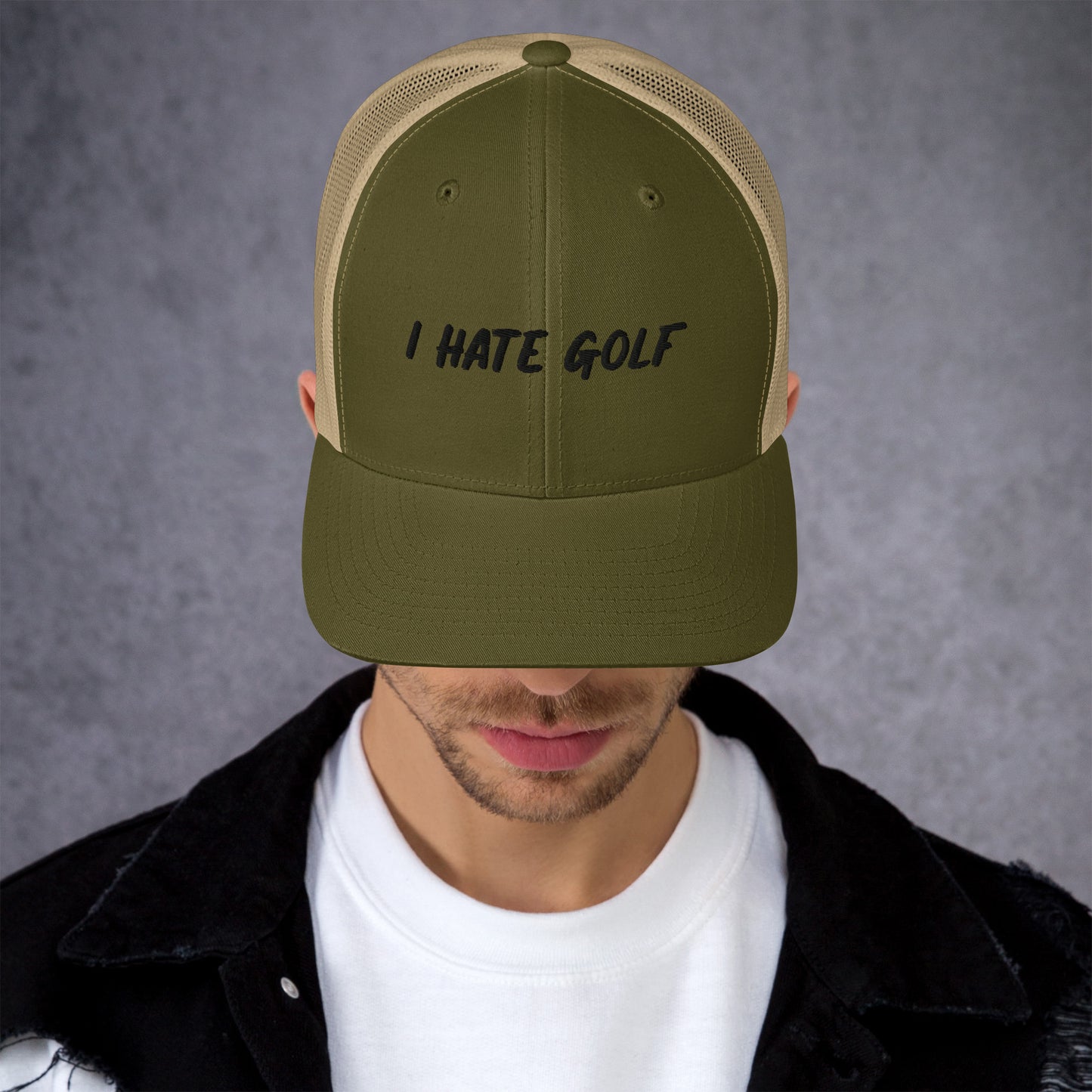 I Hate Golf Trucker Cap