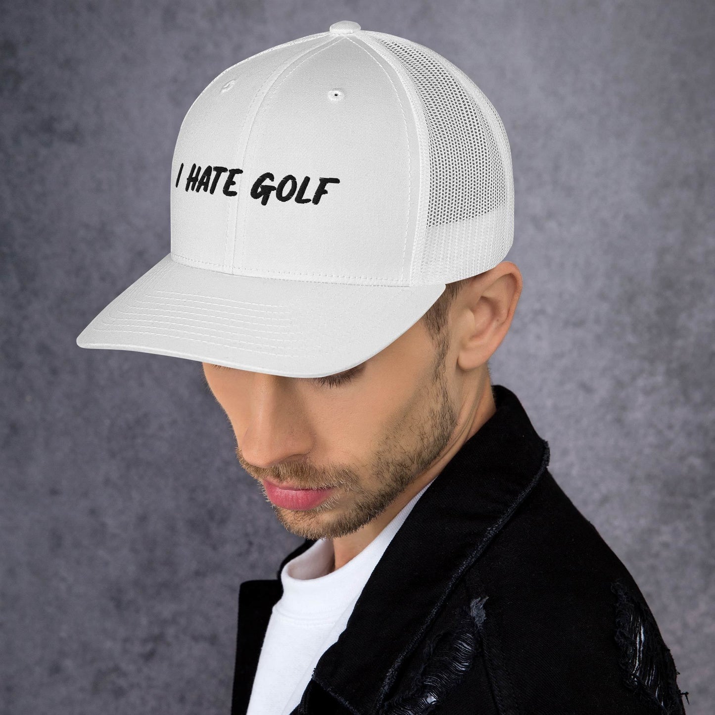 I Hate Golf Trucker Cap